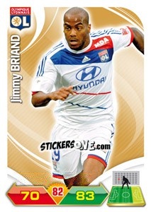 Sticker Jimmy Briand - FOOT 2012-2013. Adrenalyn XL - Panini