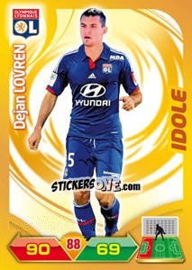 Sticker Dejan Lovren - FOOT 2012-2013. Adrenalyn XL - Panini