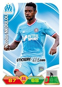 Sticker Nicolas Nkoulou - FOOT 2012-2013. Adrenalyn XL n. 133 - Panini
