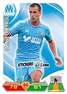 Sticker Benoît Cheyrou - FOOT 2012-2013. Adrenalyn XL n. 135 - Panini