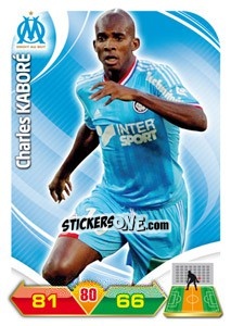 Figurina Charles Kabore - FOOT 2012-2013. Adrenalyn XL n. 136 - Panini