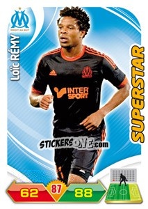 Sticker Loïc Rémy - FOOT 2012-2013. Adrenalyn XL n. 142 - Panini