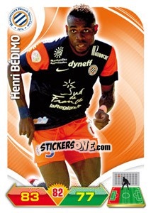 Sticker Henri Bedimo - FOOT 2012-2013. Adrenalyn XL n. 146 - Panini