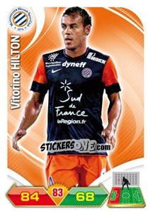 Sticker Vitorino Hilton - FOOT 2012-2013. Adrenalyn XL - Panini