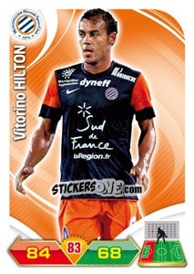 Sticker Vitorino Hilton - FOOT 2012-2013. Adrenalyn XL n. 149 - Panini