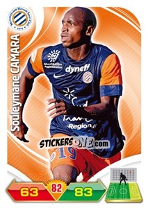 Sticker Souleymane Camara - FOOT 2012-2013. Adrenalyn XL n. 154 - Panini