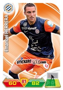 Figurina Emanuel Herrera - FOOT 2012-2013. Adrenalyn XL - Panini