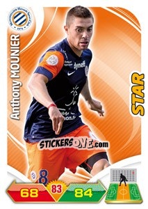 Sticker Anthony Mounier - FOOT 2012-2013. Adrenalyn XL n. 157 - Panini