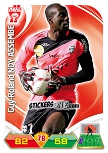 Sticker Guy-Roland Ndy Assembe - FOOT 2012-2013. Adrenalyn XL n. 161 - Panini