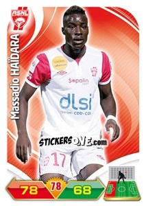Sticker Massadio Haidara - FOOT 2012-2013. Adrenalyn XL n. 163 - Panini