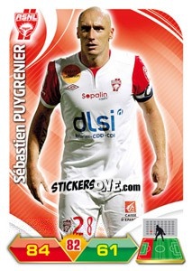 Cromo Sebastien Puygrenier - FOOT 2012-2013. Adrenalyn XL - Panini