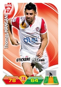 Sticker Thomas Mangani - FOOT 2012-2013. Adrenalyn XL n. 170 - Panini