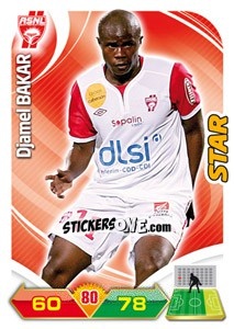 Figurina Djamel Bakar - FOOT 2012-2013. Adrenalyn XL - Panini