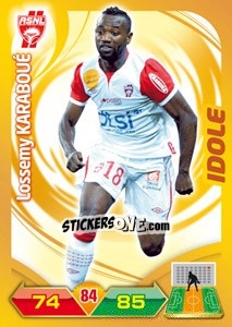Sticker Lossemy Karaboue - FOOT 2012-2013. Adrenalyn XL n. 176 - Panini