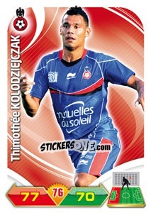 Sticker Thimothee Kolodziejczak - FOOT 2012-2013. Adrenalyn XL n. 180 - Panini