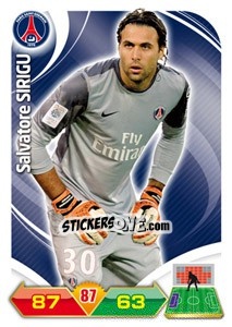 Cromo Salvatore Sirigu - FOOT 2012-2013. Adrenalyn XL - Panini