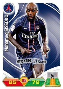 Sticker Mohamed Sissoko - FOOT 2012-2013. Adrenalyn XL n. 202 - Panini