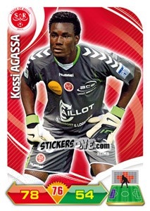 Sticker Kossi Agassa - FOOT 2012-2013. Adrenalyn XL n. 209 - Panini