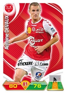 Figurina Antoine Devaux - FOOT 2012-2013. Adrenalyn XL - Panini