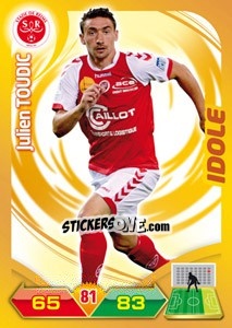 Sticker Julien Toudic - FOOT 2012-2013. Adrenalyn XL n. 224 - Panini