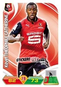 Sticker Kevin Theophile Catherine - FOOT 2012-2013. Adrenalyn XL - Panini