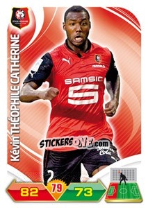 Sticker Kevin Theophile Catherine - FOOT 2012-2013. Adrenalyn XL n. 229 - Panini