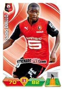 Cromo Sadio Diallo - FOOT 2012-2013. Adrenalyn XL - Panini