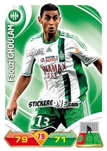 Sticker Faouzi Ghoulam - FOOT 2012-2013. Adrenalyn XL - Panini