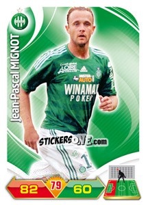 Sticker Jean-Pascal Mignot - FOOT 2012-2013. Adrenalyn XL - Panini