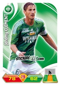 Sticker Jeremy Clement - FOOT 2012-2013. Adrenalyn XL n. 245 - Panini