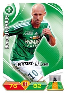Sticker Renaud Cohade - FOOT 2012-2013. Adrenalyn XL n. 246 - Panini