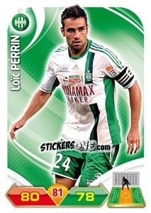 Sticker Loic Perrin - FOOT 2012-2013. Adrenalyn XL n. 249 - Panini
