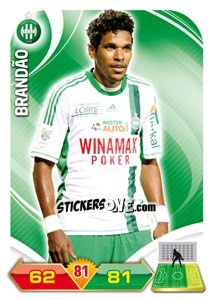 Sticker Brandao - FOOT 2012-2013. Adrenalyn XL - Panini