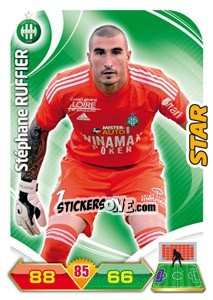 Cromo Stephane Ruffier - FOOT 2012-2013. Adrenalyn XL n. 253 - Panini