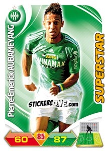 Sticker Pierre-Emerick Aubameyang - FOOT 2012-2013. Adrenalyn XL - Panini