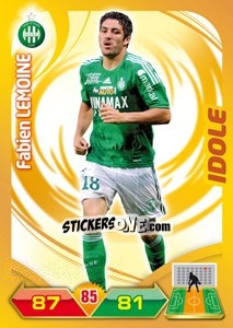 Sticker Fabien Lemoine - FOOT 2012-2013. Adrenalyn XL n. 255 - Panini