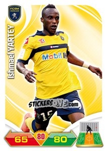 Figurina Ishmael Yartey - FOOT 2012-2013. Adrenalyn XL n. 266 - Panini