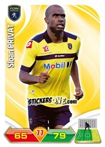 Sticker Sloan Privat - FOOT 2012-2013. Adrenalyn XL n. 268 - Panini