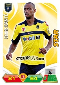 Sticker Cedric Kante - FOOT 2012-2013. Adrenalyn XL - Panini