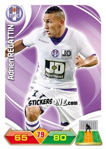 Sticker Adrien Regattin - FOOT 2012-2013. Adrenalyn XL - Panini