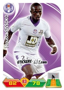 Sticker Moussa Sissoko - FOOT 2012-2013. Adrenalyn XL - Panini