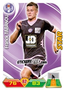 Sticker Franck Tabanou - FOOT 2012-2013. Adrenalyn XL n. 285 - Panini