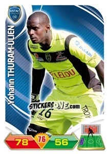 Sticker Yohann Thuram-Ulien - FOOT 2012-2013. Adrenalyn XL n. 289 - Panini