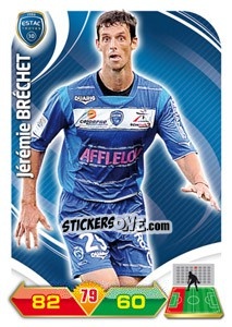 Sticker Jeremie Brechet - FOOT 2012-2013. Adrenalyn XL - Panini