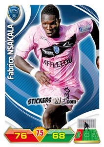 Sticker Fabrice Nsakala - FOOT 2012-2013. Adrenalyn XL - Panini