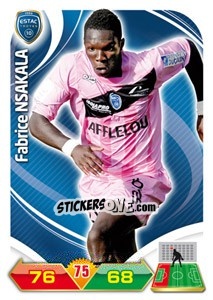 Figurina Fabrice Nsakala - FOOT 2012-2013. Adrenalyn XL - Panini