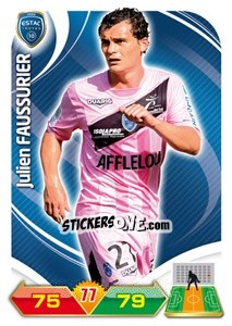 Figurina Julien Faussurier - FOOT 2012-2013. Adrenalyn XL n. 294 - Panini
