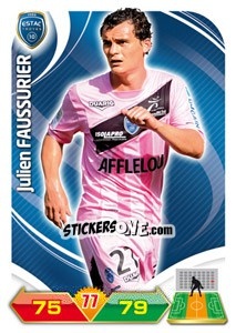 Cromo Julien Faussurier - FOOT 2012-2013. Adrenalyn XL - Panini