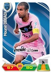Sticker Mounir Obbadi - FOOT 2012-2013. Adrenalyn XL - Panini