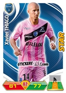 Sticker Xavier Thiago - FOOT 2012-2013. Adrenalyn XL - Panini